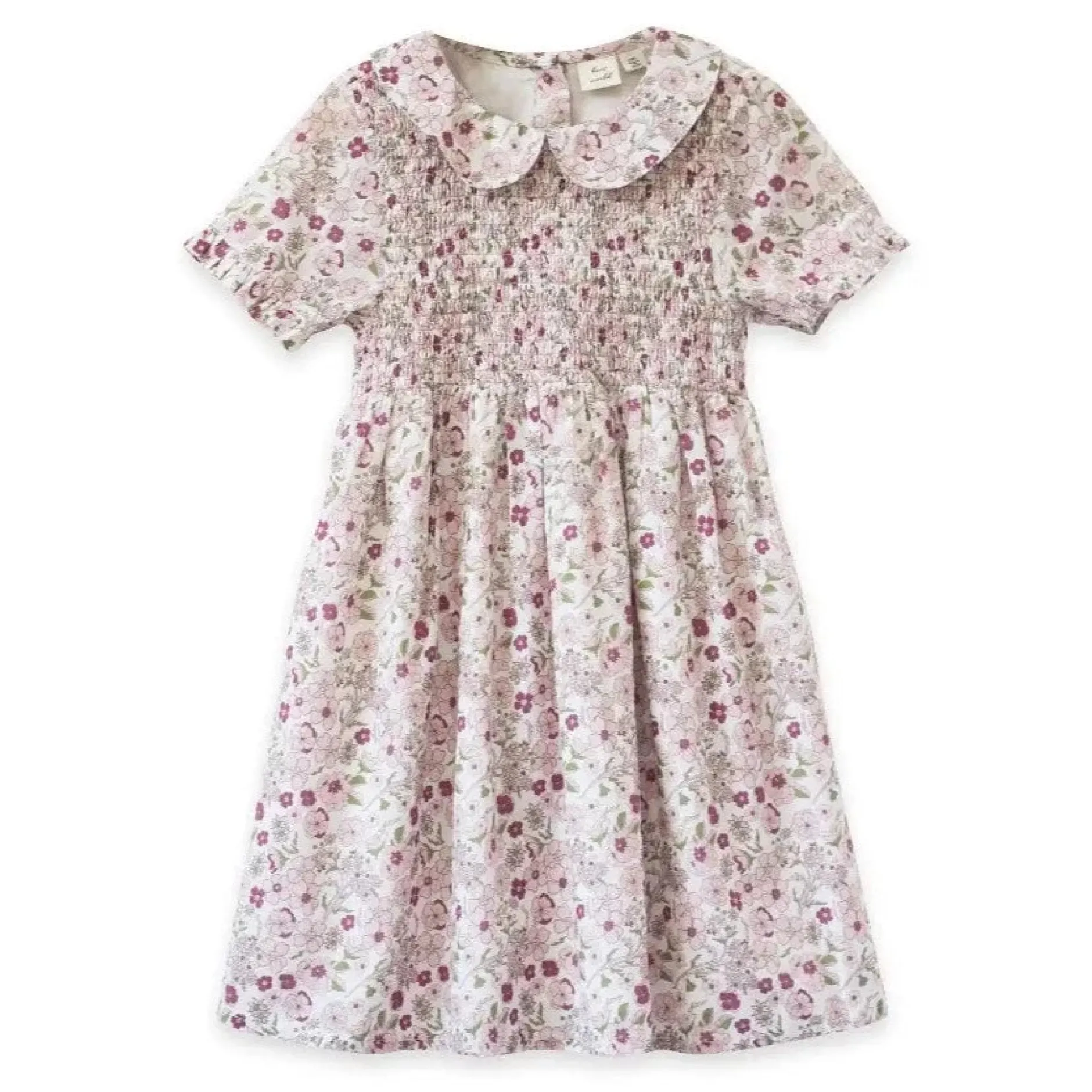 Beet World Briar Dress, Pink Ditsy Fashion
