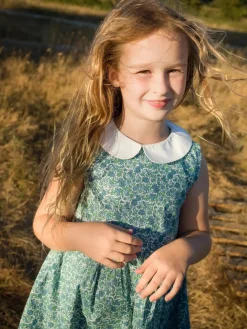 Beet World Herbie Dress, Green Floral Fashion