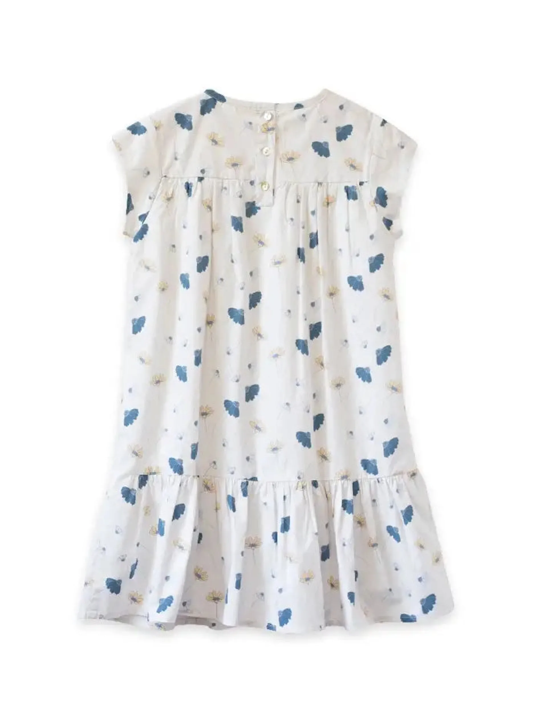 Beet World Molly Dress, Blue Floral Sale
