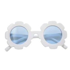 Blueberry Bay Flower Sunglasses, White Outlet