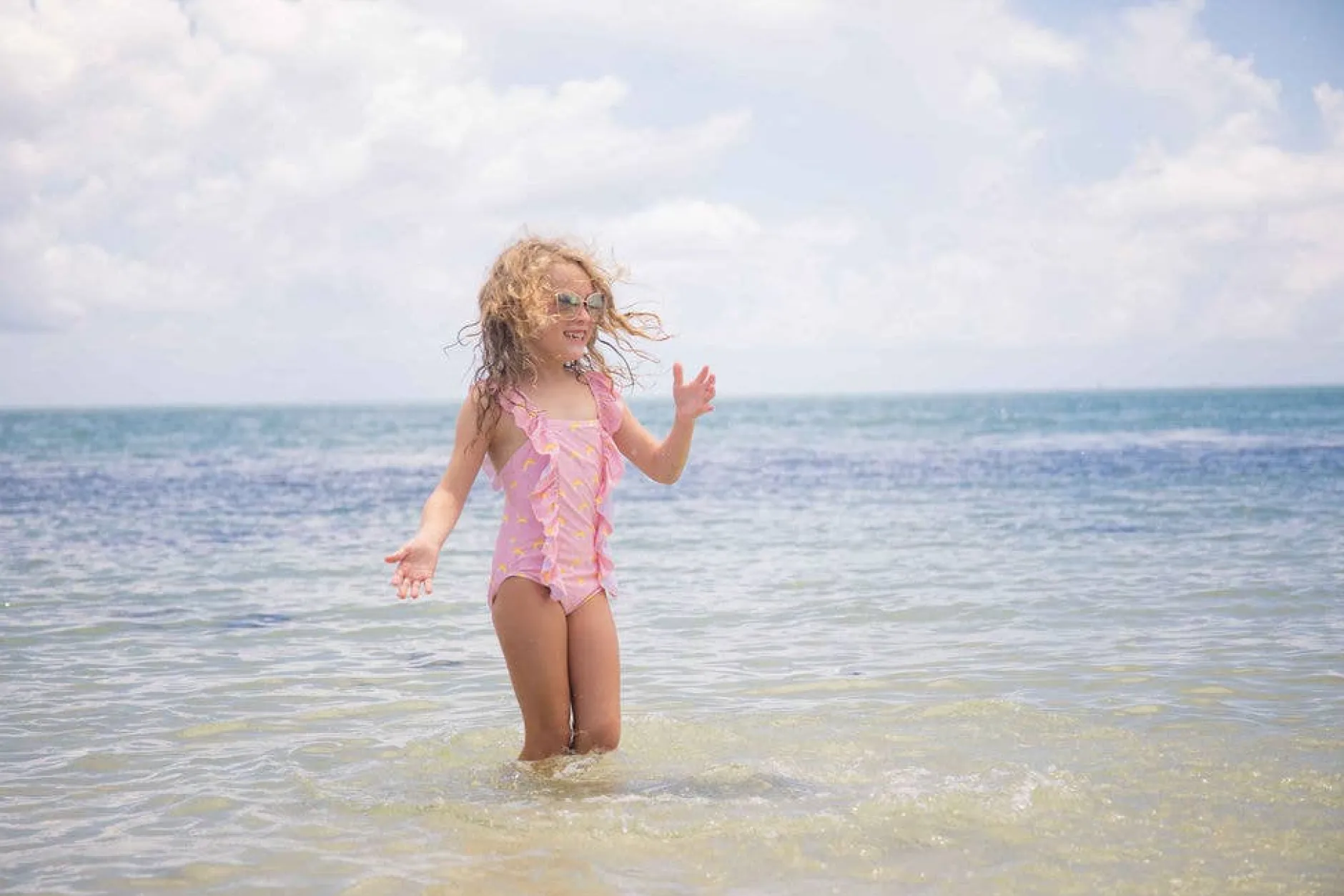 Blueberry Bay Rainbow Hollow One Piece Swimsuit Sale