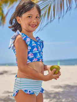 Blueberry Bay Two Piece Swimsuit - Anchors Away New