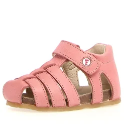 Falcotto Alby Girl's Closed Toe Sandals - Candy Hot