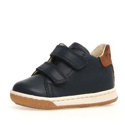 Falcotto Boy's and Girl's Adam Vl Nappa Spazz Sneakers, Navy Chestnut Discount