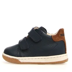 Falcotto Boy's and Girl's Adam Vl Nappa Spazz Sneakers, Navy Chestnut Discount