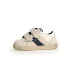 Falcotto Boy's Kilde Low Vl Casual Shoes - Milk / Navy Outlet