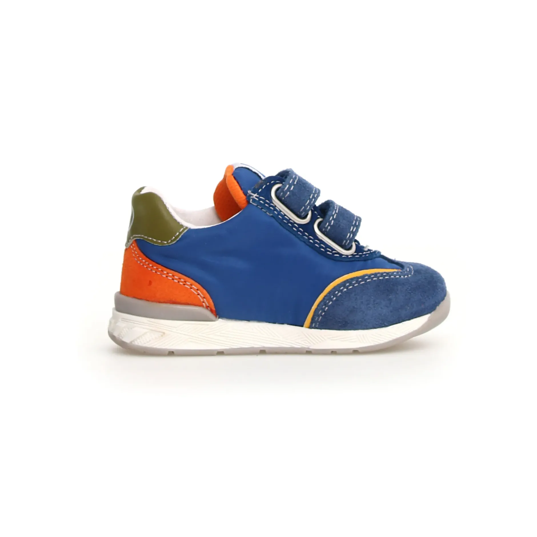 Falcotto Boy's New Ferdi 3 Vl Sneakers - Azure / Orange / White Online