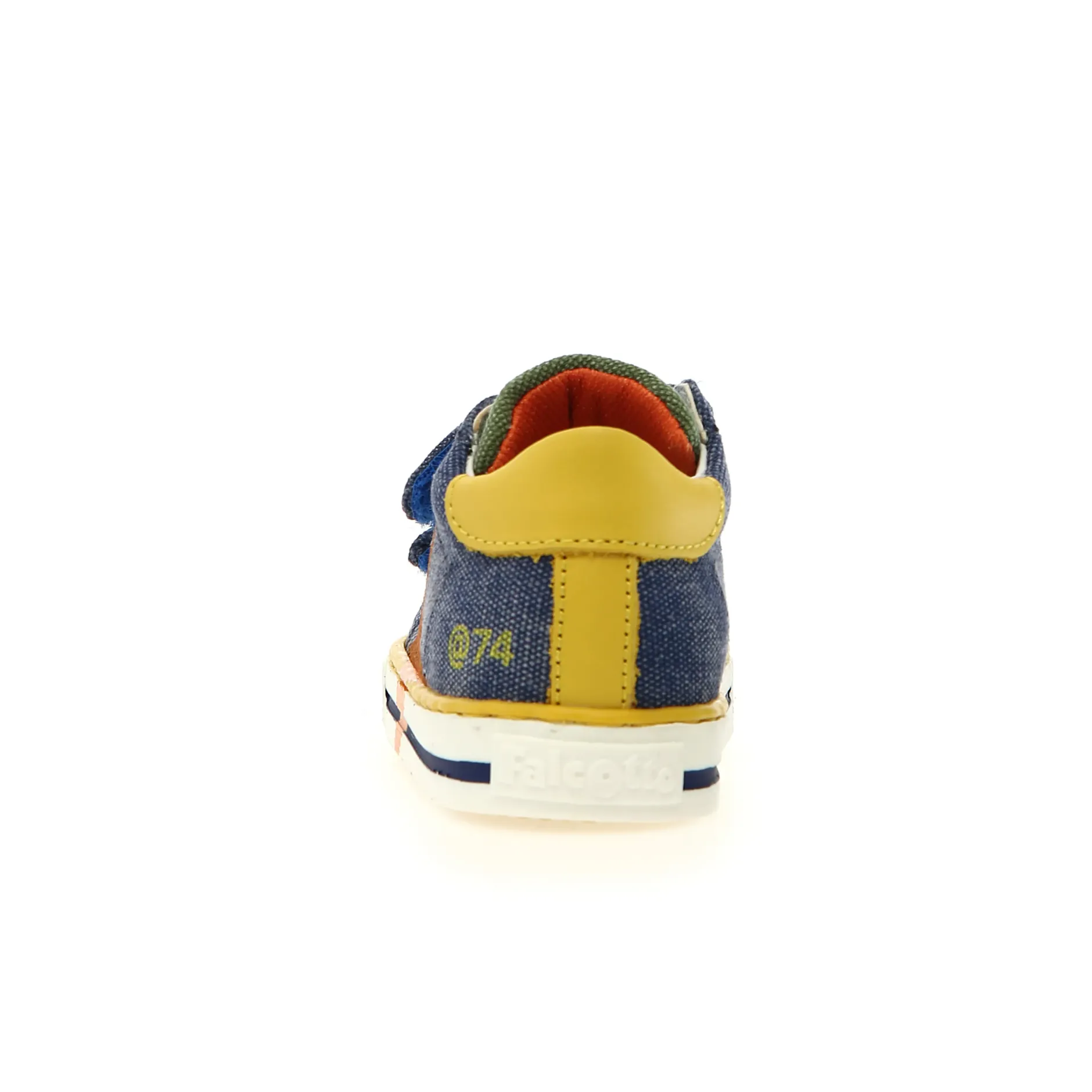 Falcotto Boy's Salazar 3 Vl Casual Shoes - Azure / Yellow / Orange Discount