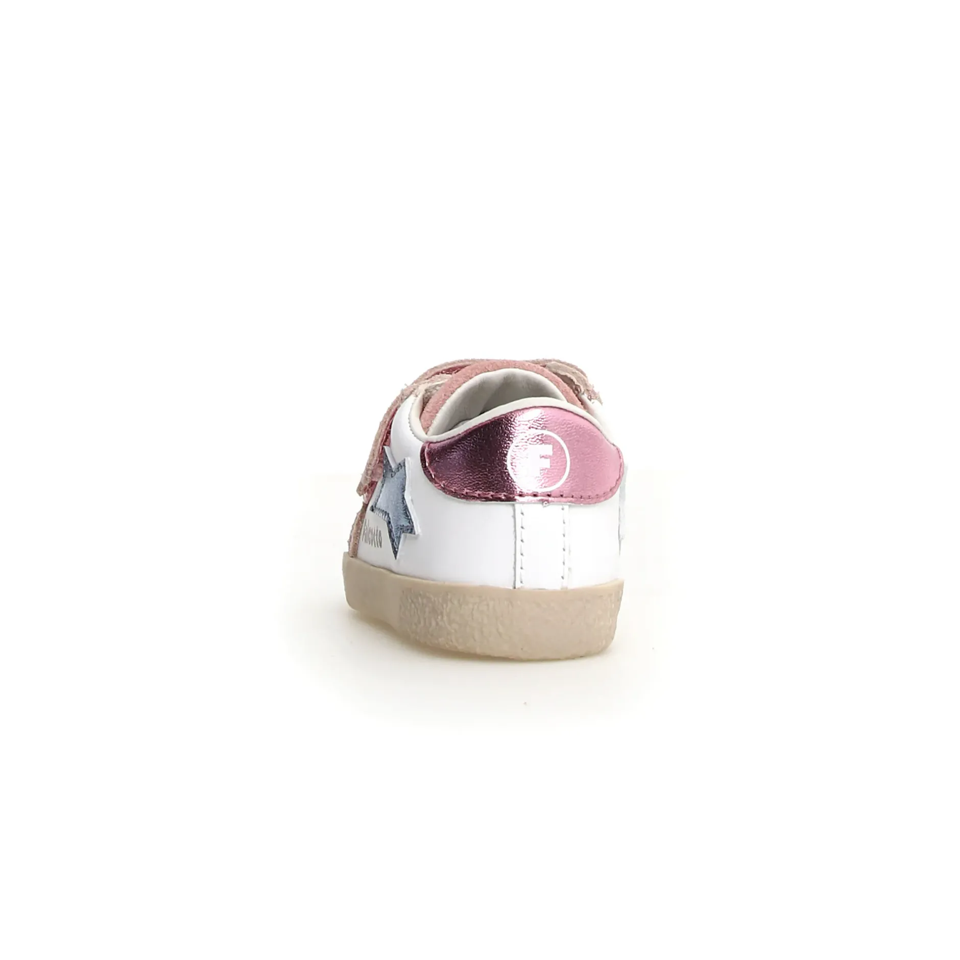 Falcotto Girl's Alnoite 2 Vl Casual Shoes - Metallic Silver / White / Cipria Outlet