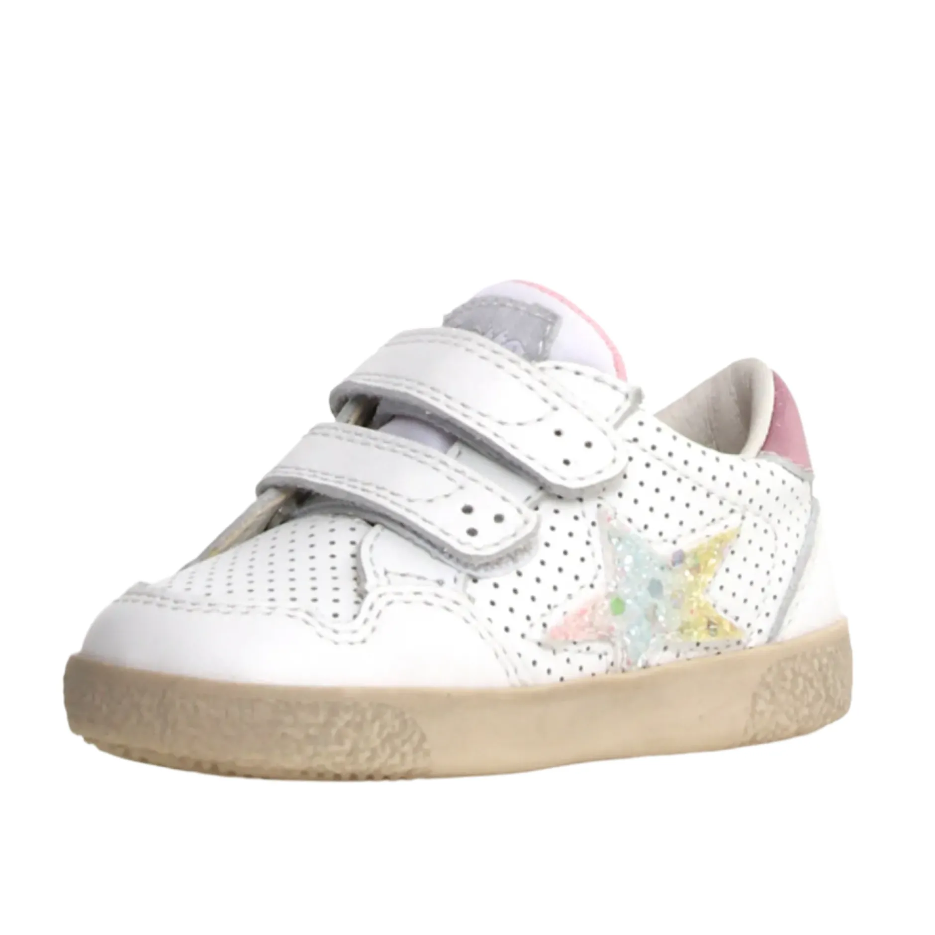 Falcotto Girl's Alnoite Low 2 Vl Casual Shoes - White / Pink Discount
