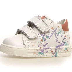 Falcotto Girl's Lacus 2 VL Sneakers - White/Peach Discount