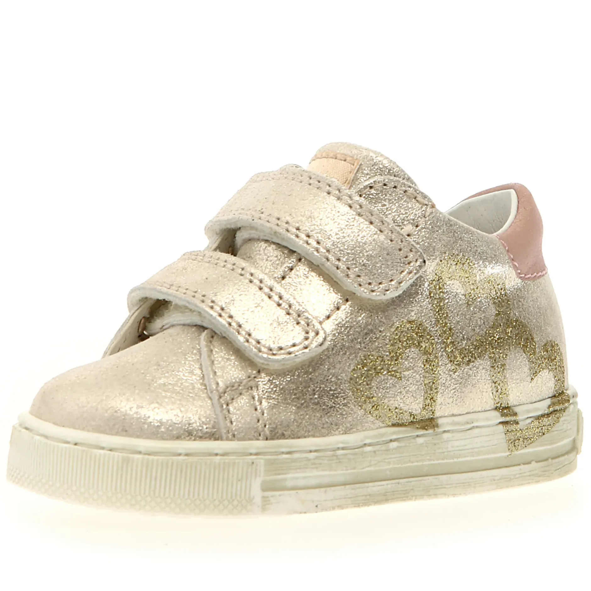 Falcotto Girl's Lovemy Vl Casual Shoes - Platinum / Milk Clearance
