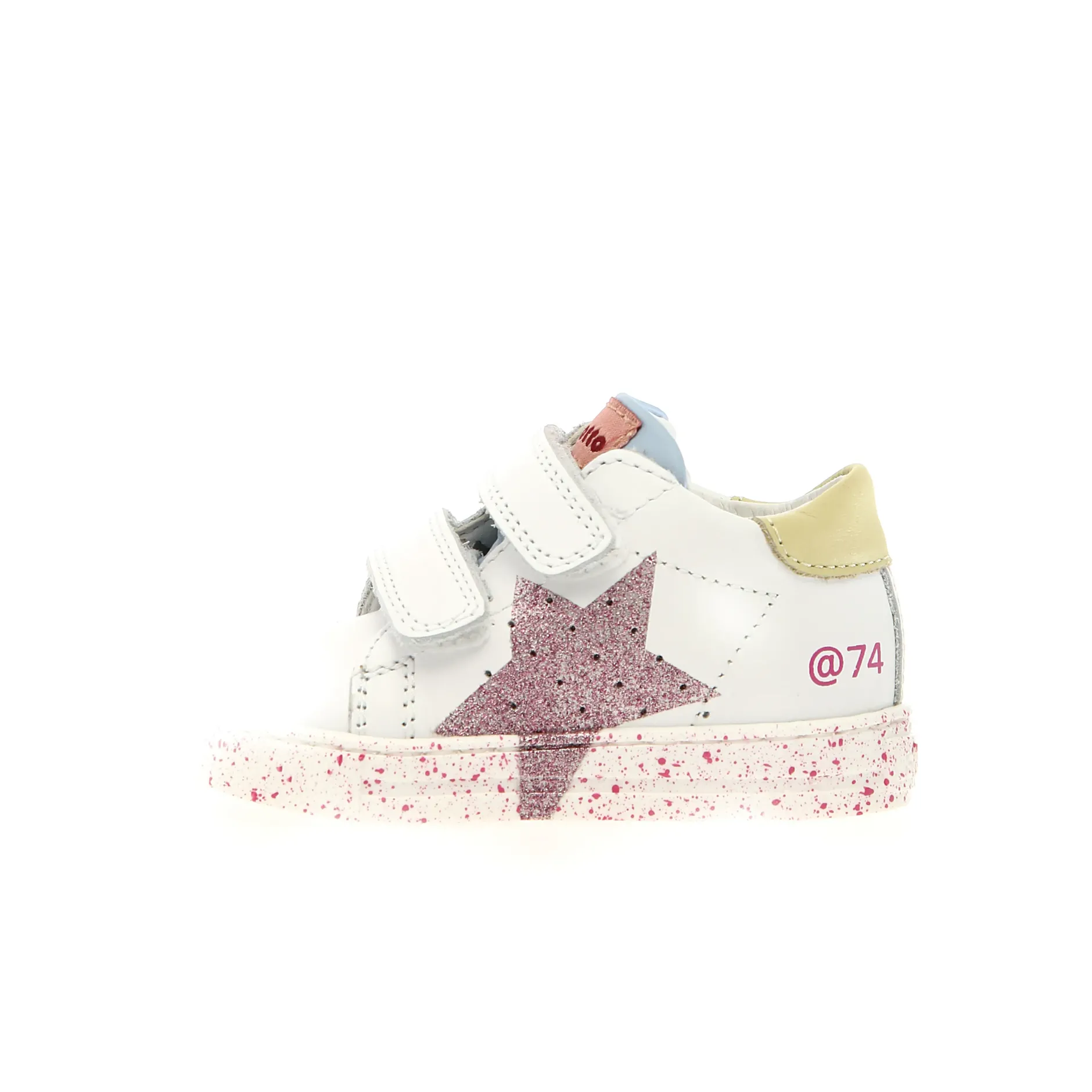 Falcotto Girl's Salazar 3 Vl Casual Shoes - White / Paglia / Pink Clearance