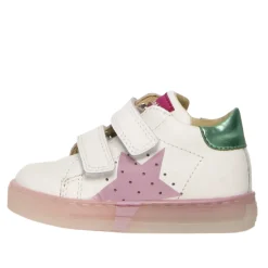 Falcotto Girl's Venus Vl Casual Shoes - White / Green Fashion