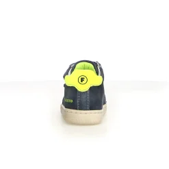 Falcotto Kiner Vl Boy's Casual Shoes - Navy/Yellow Hot