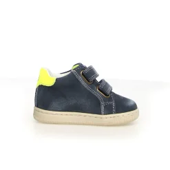 Falcotto Kiner Vl Boy's Casual Shoes - Navy/Yellow Hot