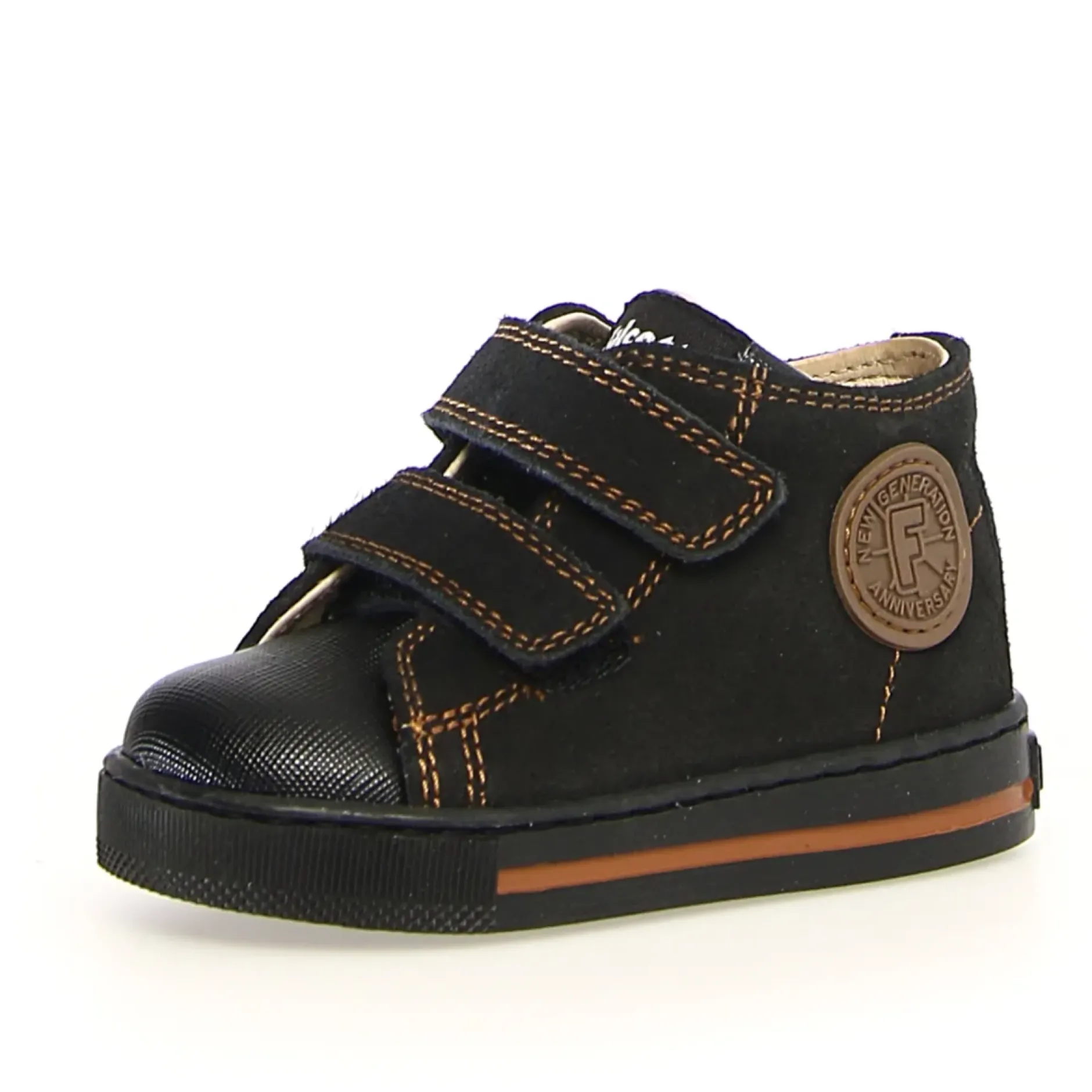 Falcotto Michael Boy's and Girl's Casual Shoes - Black/Brown Clearance