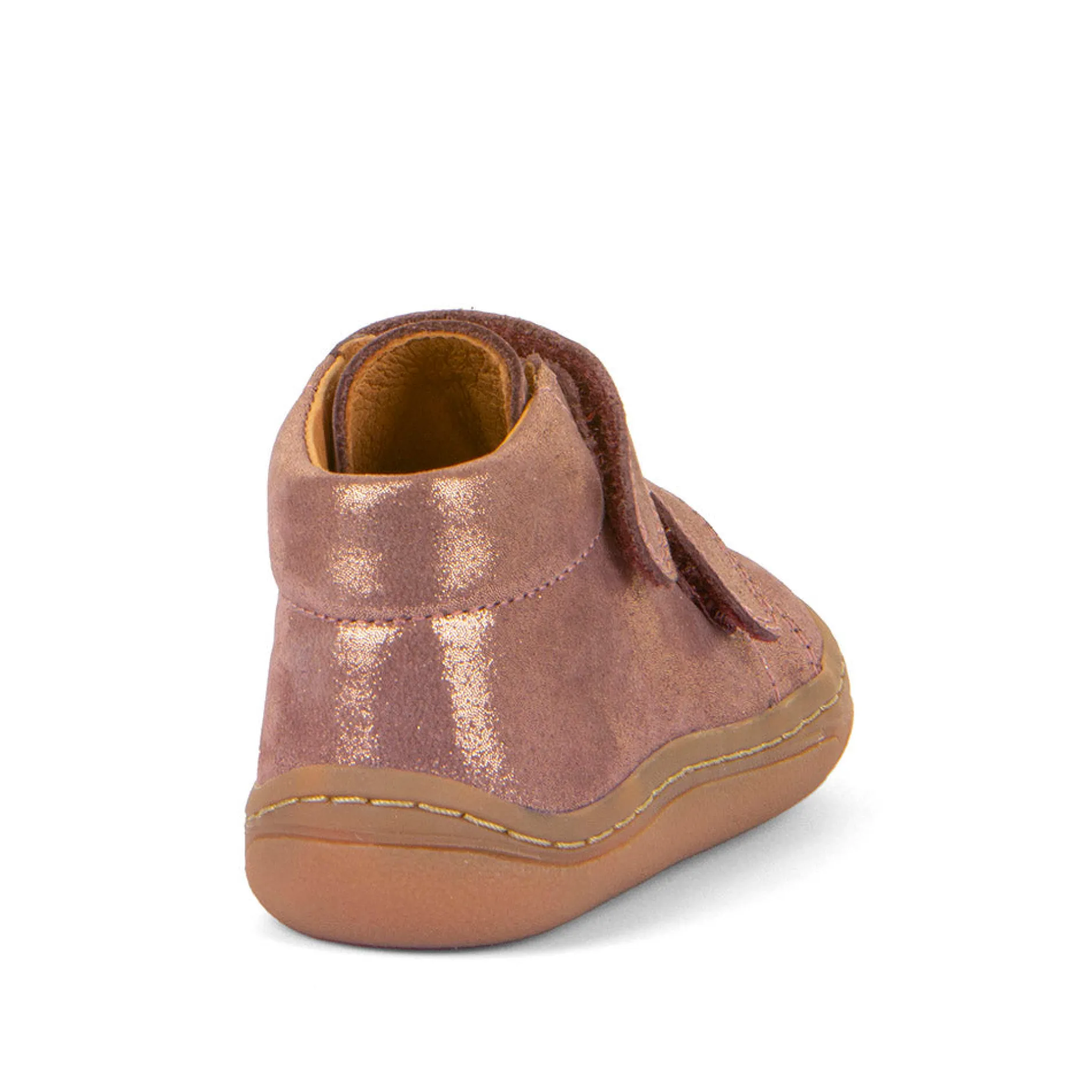 Froddo Girl's First Step Laces Barefoot Shoes - Pink/Gold Hot