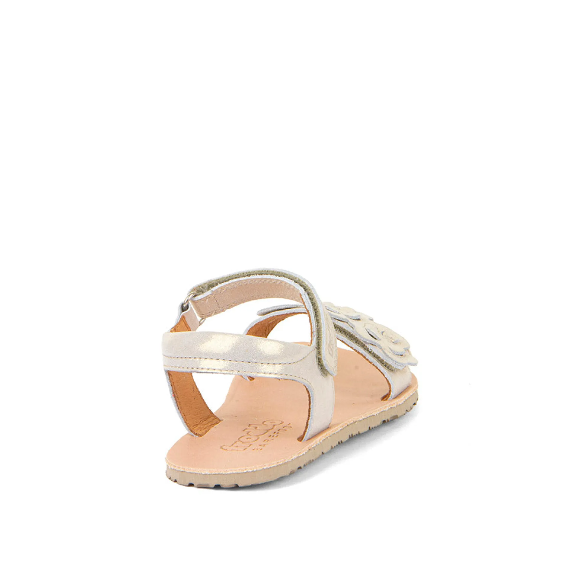 Froddo Girl's Flexy Flowers Sandals - Gold Shine Discount