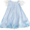Fun & Fun Girl's BDR3222 Dress - Blue Fashion