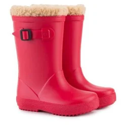 Igor Boy's & Girl's Splash Euri Borreguito Lined Rain Boots, Rojo Online