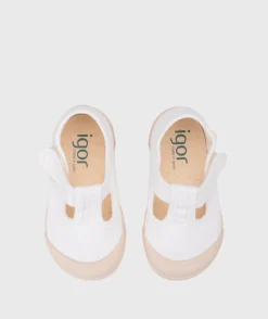 Igor Boy's And Girl's Lona Pepito Shoes - Blanco Online
