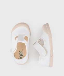 Igor Boy's And Girl's Lona Pepito Shoes - Blanco Online