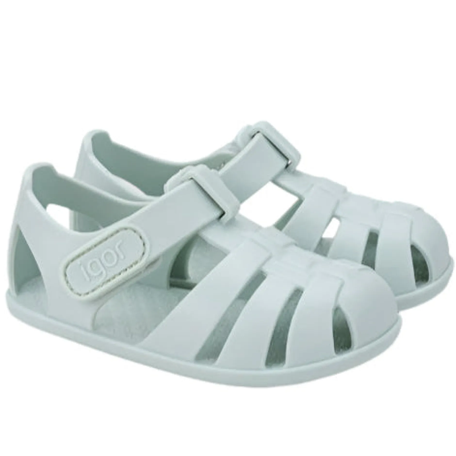 Igor Boy's And Girl's Nemo Solid Sandals - Menta Discount