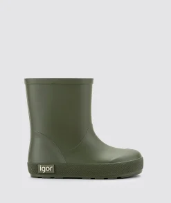 Igor Boy's and Girl's Yogi Rain Boots, Kaki Discount