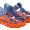 Igor Boy's Star BiColor Sandal - Marino/Naranja New