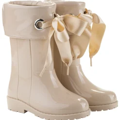 Igor Girl's Campera Charol Boots, Beige New