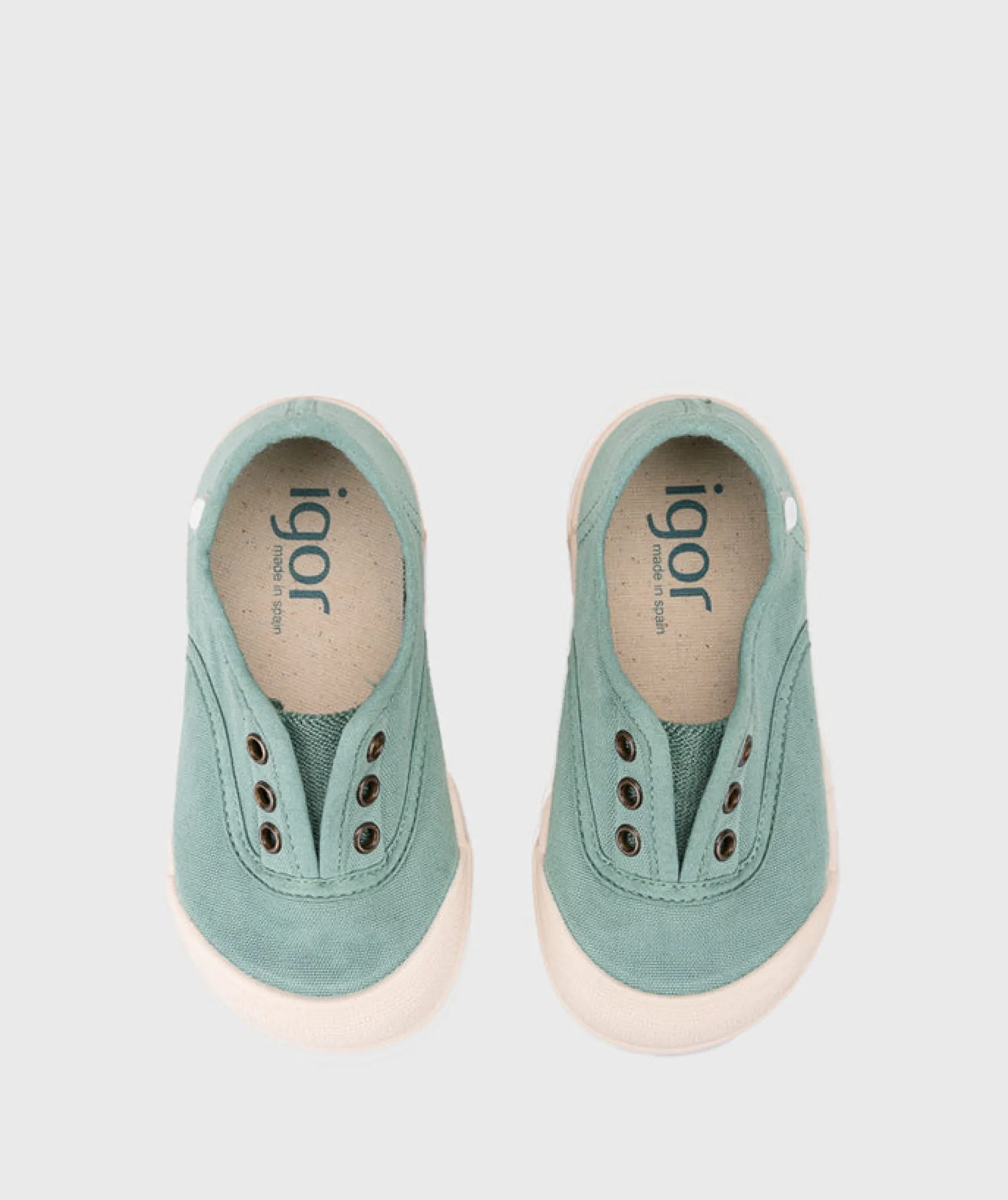 Igor Girl's Lona Laceless Shoes - Matcha Online