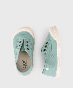 Igor Girl's Lona Laceless Shoes - Matcha Online