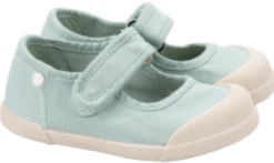 Igor Girl's Lona Mercedes Barefoot Sneaker, Menta Discount