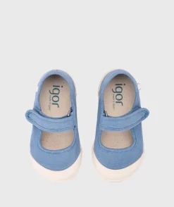 Igor Girl's Lona Mercedes Shoes - Denim Best