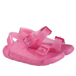 Igor Girl's Maui MC Glitter Sandals, Fucsia Glitter Best