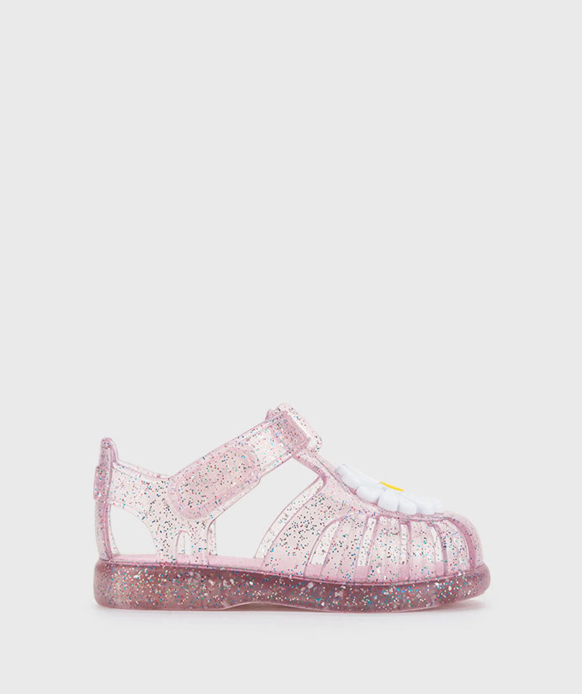 Igor Girl's Tobby Gloss Flor Glitter Sandals - Rosa Multi Glitter Clearance