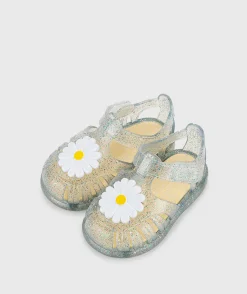 Igor Girl's Tobby Gloss Flor Glitter Sandals - Transparente Multi Glitter Fashion
