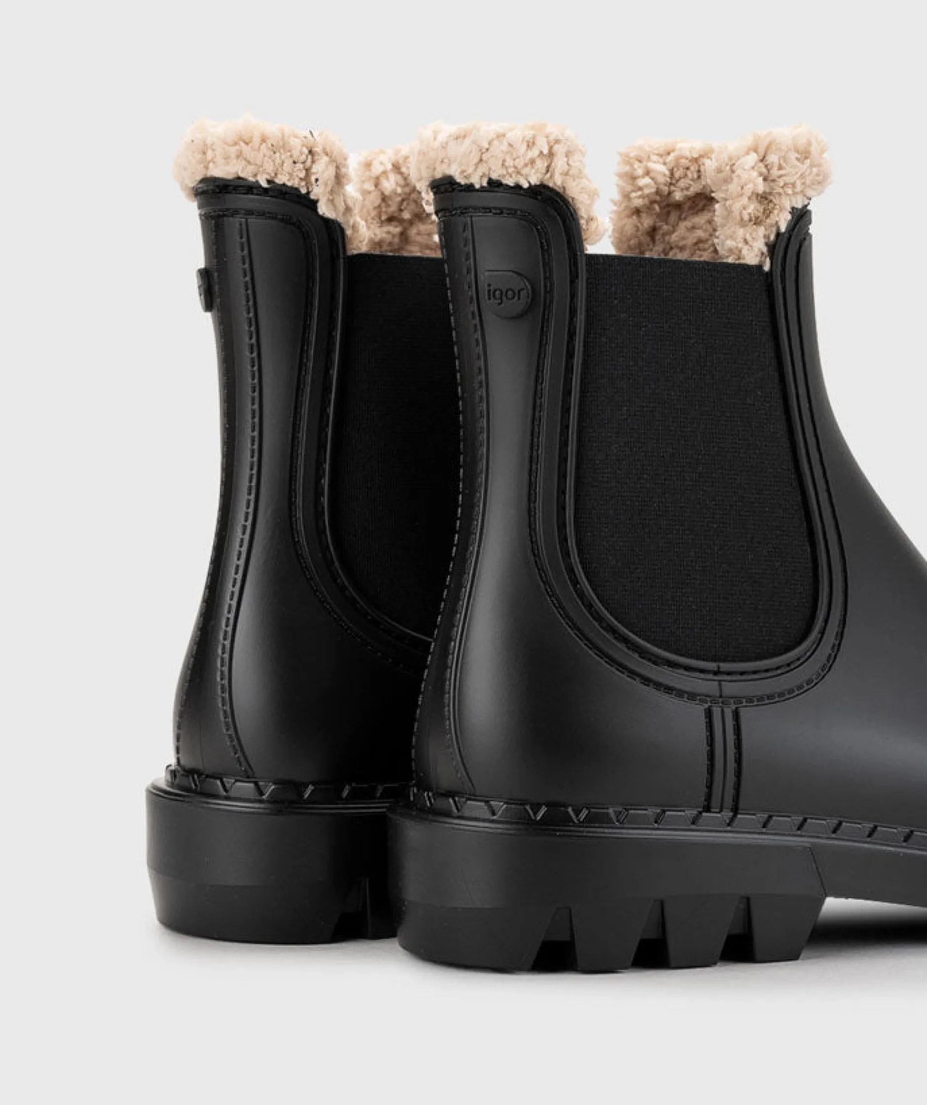 Igor Women's Rock Borreguito Boots, Negro Fashion