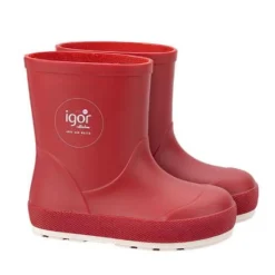 Igor Yogi Nautico Barefoot Rain Boots, Rojo Fashion