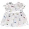 Jennifer Ann Organic Dress - Sailboats Clearance