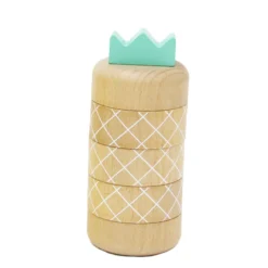kiko+ & gg* Aloha Pineapple Topple Game, Natural Best
