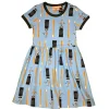 Moromini 951 Toothpaste Factory Short Sleeve Twirly Dress Discount