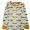Moromini Race Car Aqua Mustard Shirt Online