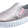My Brooklyn Girl's Metallic Pink Leather Coney Island Sneaker Online