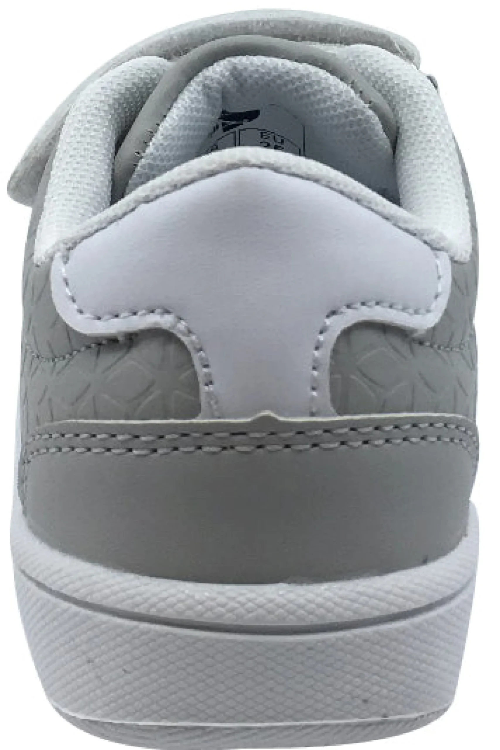 My Brooklyn The Original Boy's and Girl's Sneaker in Grey with White Double Straps Sale
