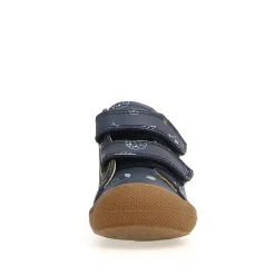 Naturino Boy's & Girl's Cocoon Vl Calf Natural Space Sneakers - Indigo Fashion