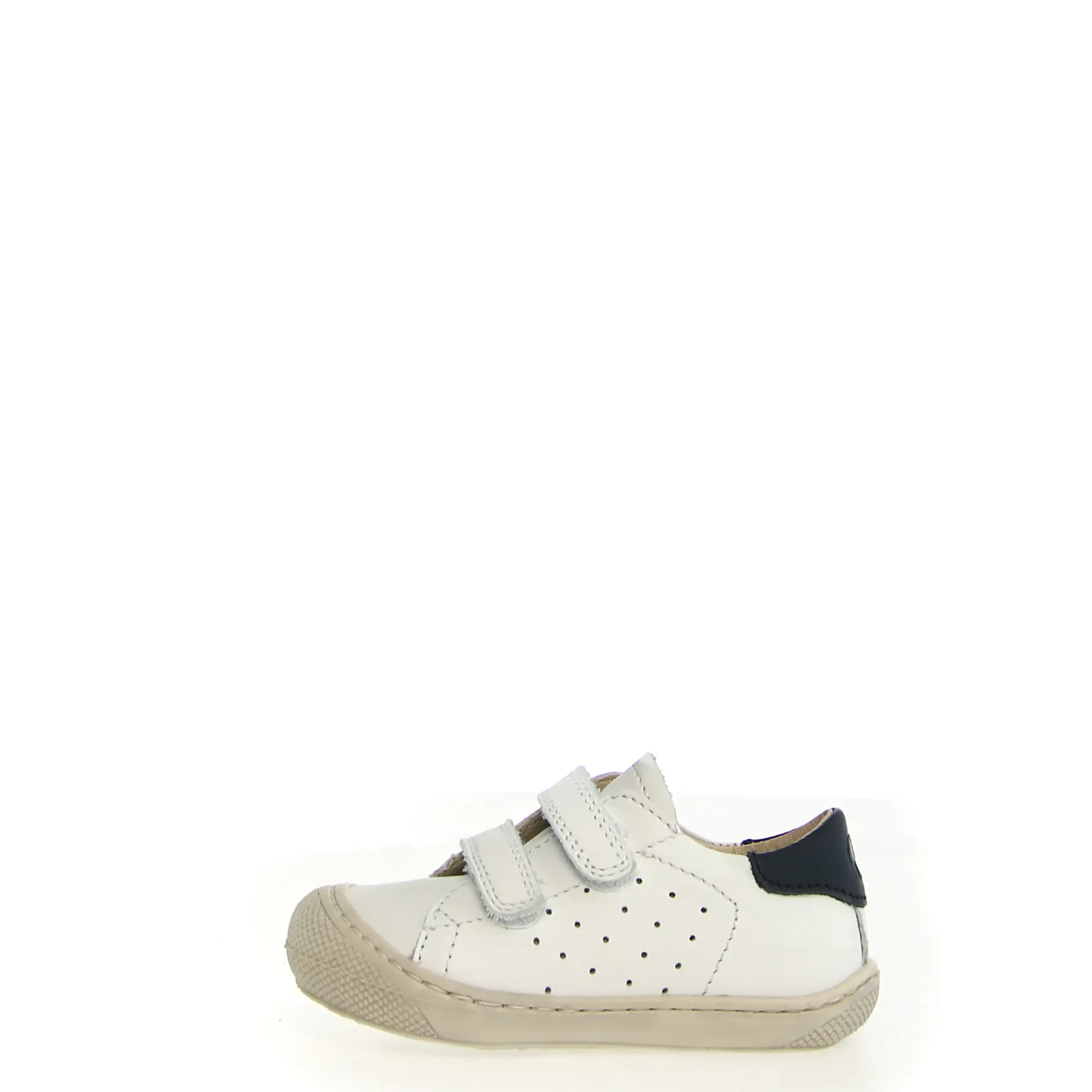 Naturino Boy's and Girl's Cocoon Low 3 Vl Casual Shoes - White / Navy Fashion