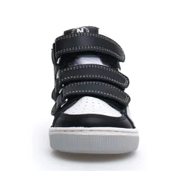 Naturino Boy's and Girl's Finnix Sneaker Shoes - Black/White Clearance