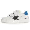 Naturino Boy's and Girl's Pinn Vl Casual Shoes - White / Black / Oltremare Outlet